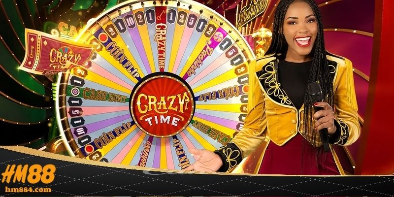 Crazy Time Evolution và sức nóng từ vòng quay sắc màu